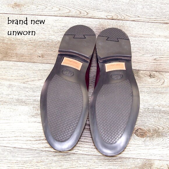 *NIB* $345 Allen Edmonds NOMAD Plain Toe 10.5 D Burgundy Suede * add $15 Trees - Picture 3 of 13